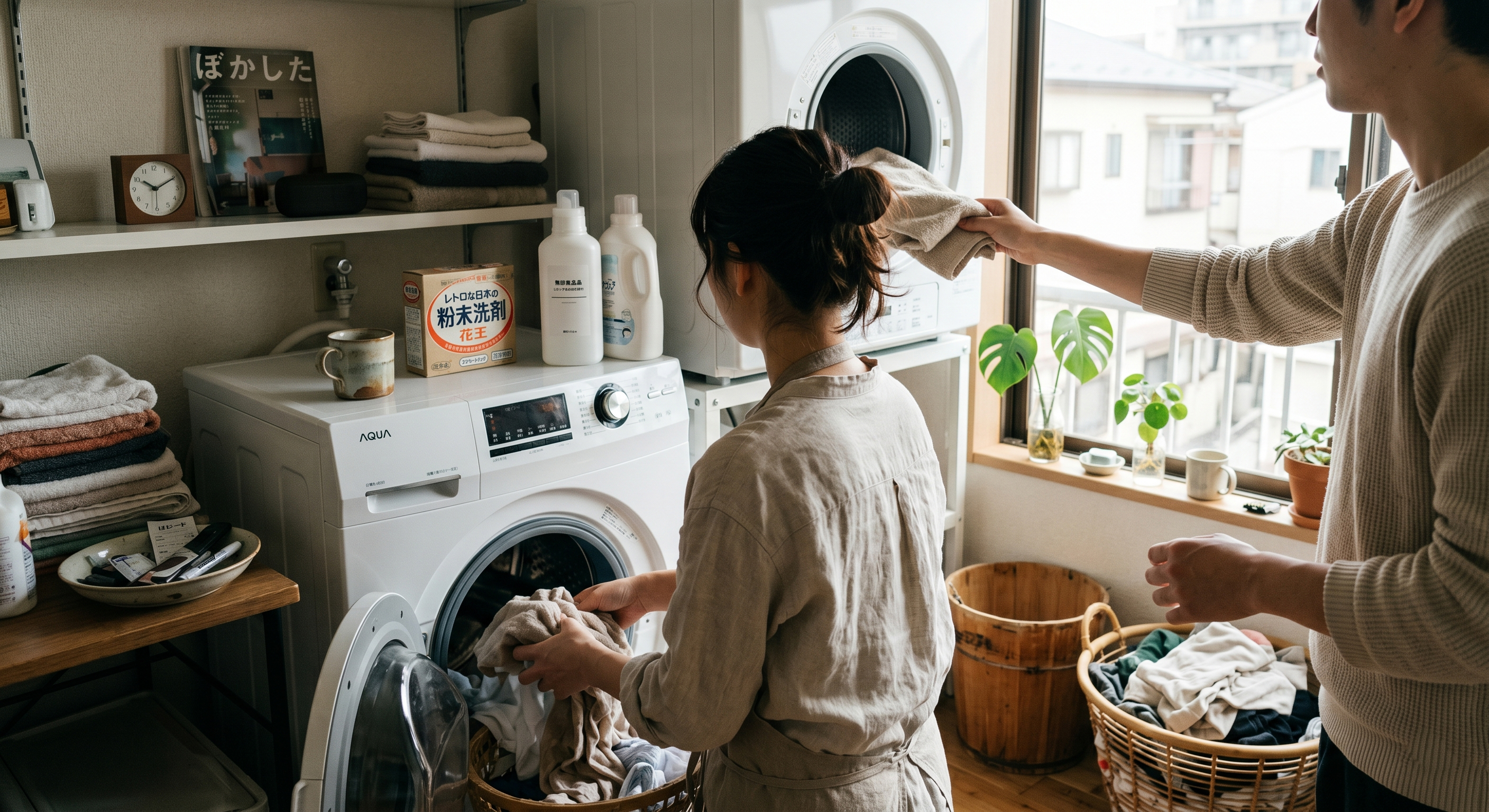 名もなき洗濯家事の可視化イメージ
