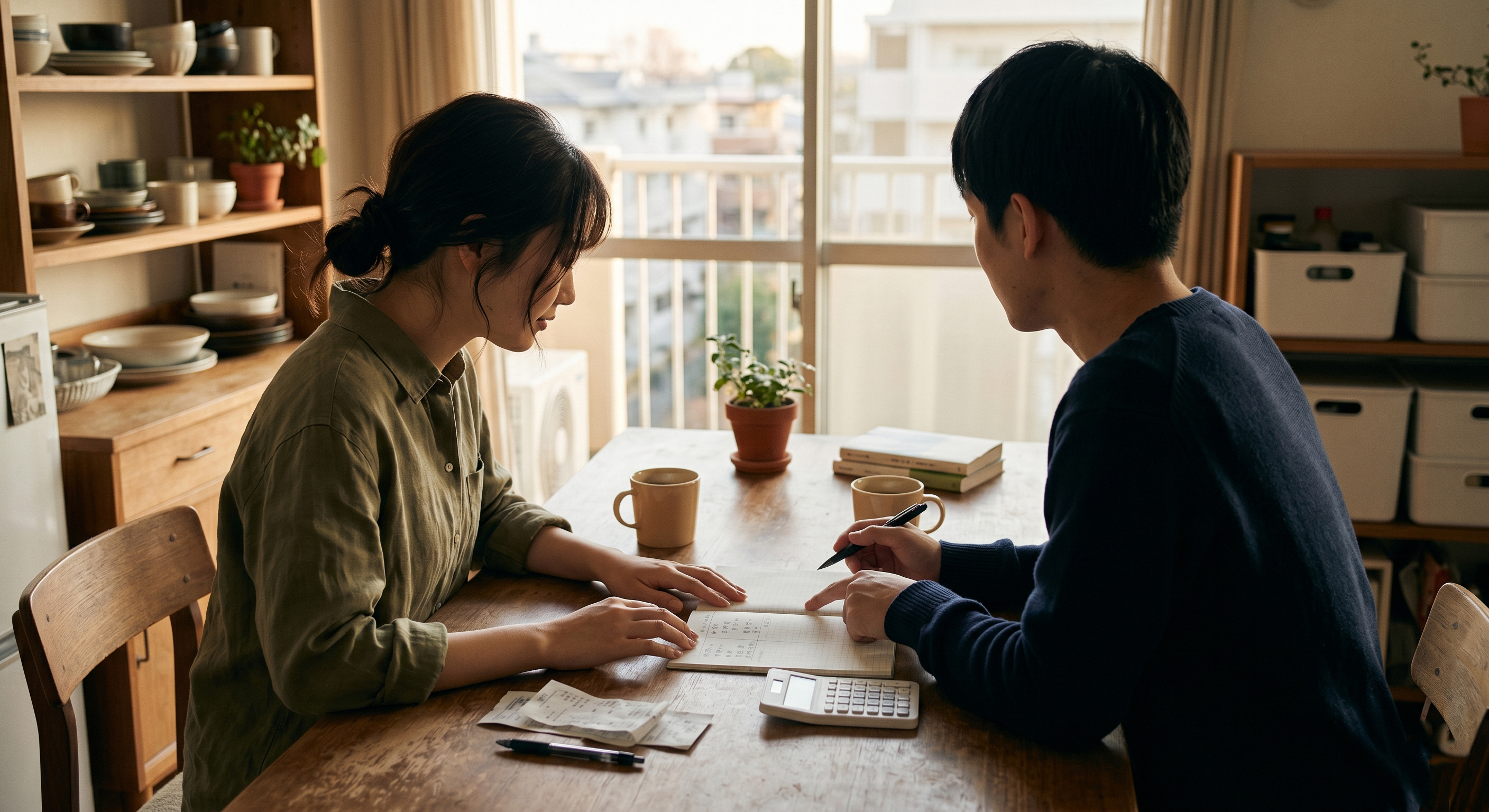 収入差があるカップルのお金の話し合いイメージ