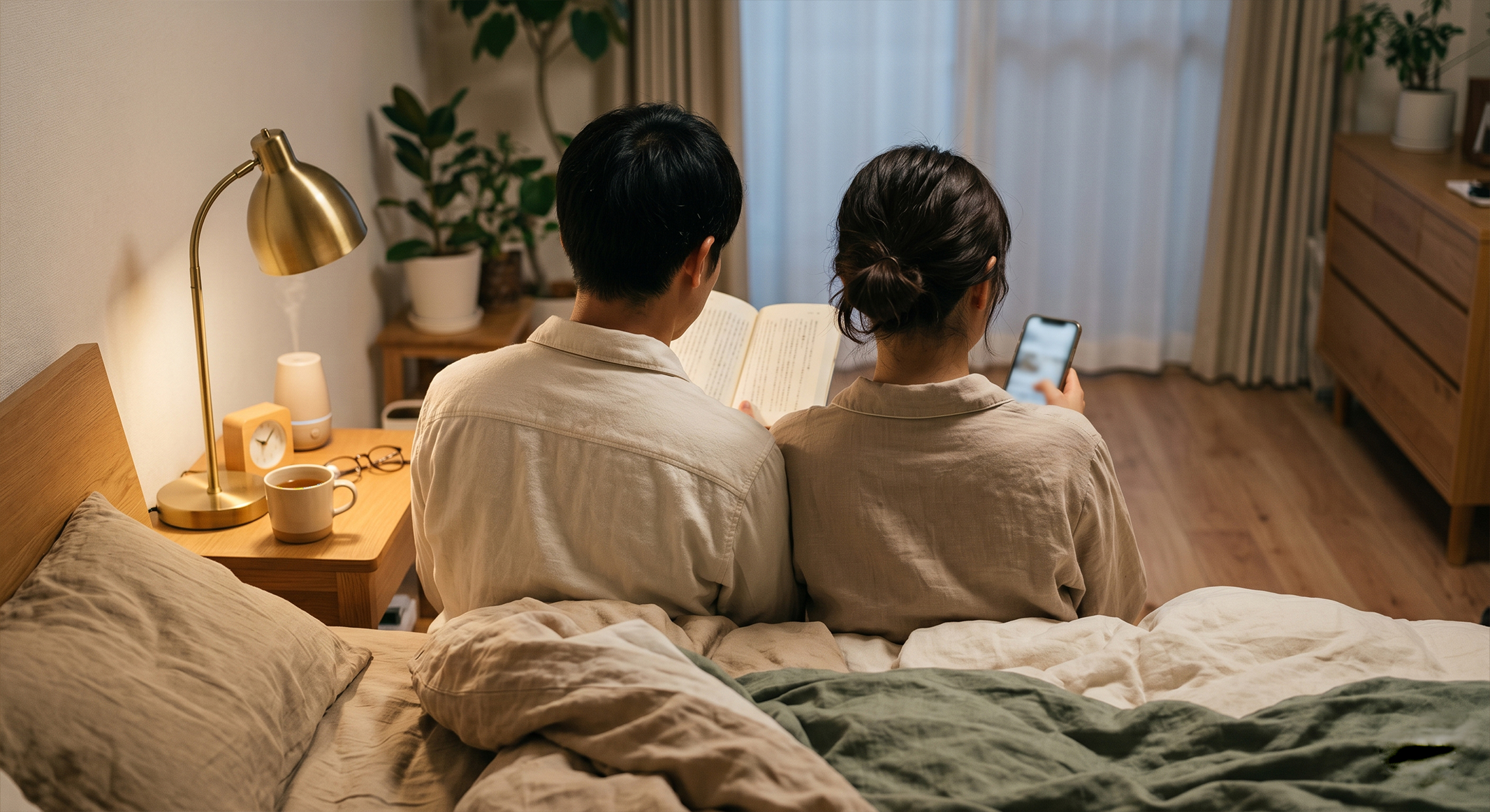 ふたりで実践する睡眠ルーティン